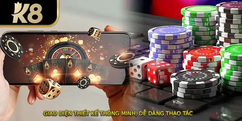 Giao diện thiết kế thông minh, dễ dàng thao tác