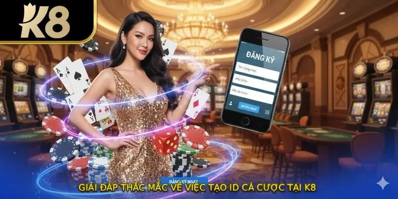 Giải đáp thắc mắc về việc tạo ID cá cược tại K8