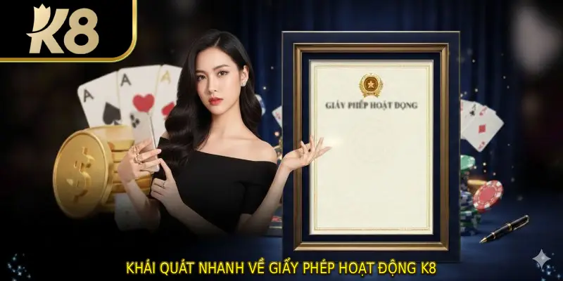 Khái quát nhanh về giấy phép hoạt động K8