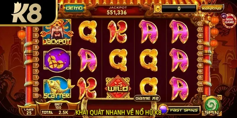 Khái quát nhanh về nổ hũ K8